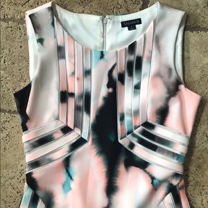 Tahari scuba material dress